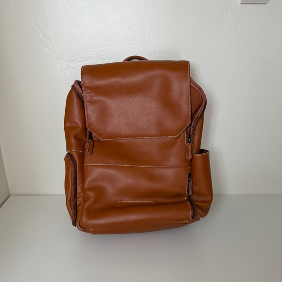 Atlas Supply Co Leather Backpack - Picture 1 of 6